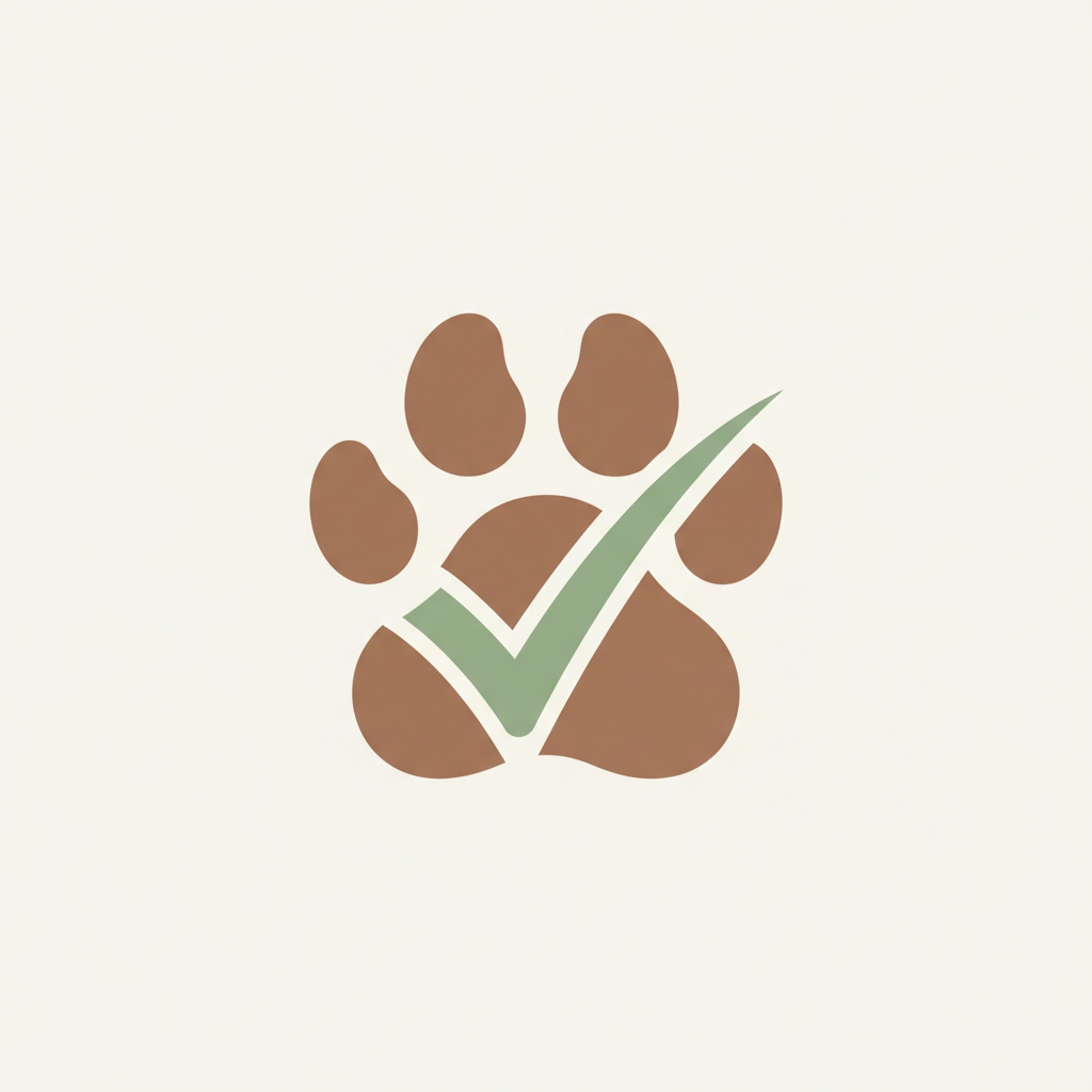 Paw and Checkmark Only